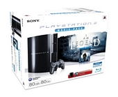 Sony PLAYSTATION 3 80 GB Console with I Am Legend (Blu-ray) image