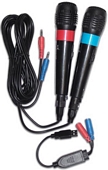 GameOn Dual Karaoke Mic Set Wii PS3 Xbox 360
