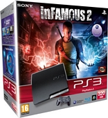 Sony PlayStation 3 Console (320GB Model) with inFAMOUS 2 (PS3)