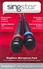 Pair Of SingStar Wired Microphones (PS2/PS3) PlayStation 2 (ps2)