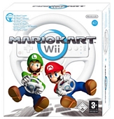 Mario Kart with Wii Wheel Wii Remote Not Included