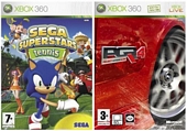Sega Superstar Tennis and Project Gotham Racing 4 Bundle Pack Xbox 360 Console Sold Separately