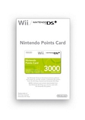 Nintendo Points Card 3000 Nintendo DS Wii