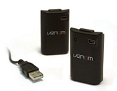 Venom Twin Rechargable Battery Packs Black