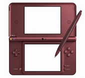 Nintendo DSi XL Handheld Console Wine Red