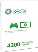 Xbox LIVE 4200 Microsoft Points