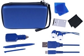 Crown 12 in 1 Deluxe Traveller Kit Blue Nintendo Dsi XL