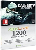 Call of Duty Black Ops branded 1200 Microsoft Points No Game Included