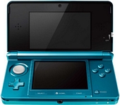 Nintendo 3DS Handheld Console Aqua Blue