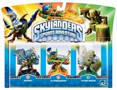 Skylanders Spyros Adventure Triple Character Pack Drobot Stump Smash and Flameslinger Wii PS3 Xbox 360 PC