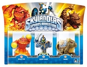 Skylanders Spyros Adventure Triple Character Pack Chop Chop Bash and Eruptor Wii PS3 Xbox 360 PC