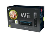 Nintendo Wii Console Black with Wii Fit Plus Includes Balance Board and Wii Remote Plus