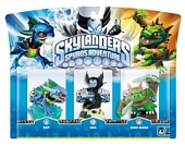 Skylanders Spyros Adventure Triple Character Pack Hex Zap and Dinorang Wii PS3 Xbox 360 PC