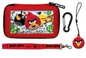 Angry Birds 4pc Stereoscopic 3 D Gamer Case Nintendo 3DS DSi