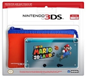 Hori Officially Licensed Super Mario 3D Land Protector And Easy Pouch Set