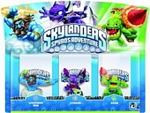 Skylanders Spyros Adventure Triple Character Pack Lightning Rod Zook and Cynder Wii PS3 Xbox 360 PC