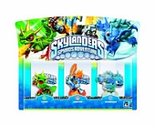 Skylanders Spyros Adventure Triple Character Pack Ignitor Warnado and Camo Wii PS3 Xbox 360 PC