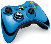 Official Xbox 360 Wireless Controller Chrome Blue