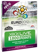 Xbox Live 1800 Microsoft Points Euro 2012 Branded