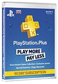 Sony PlayStation Plus 90 Day Subscription