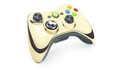 Official Xbox 360 Wireless Controller Chrome Gold
