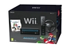 Wii Black Mario Kart Pack Inc Wii wheel Bundle cover thumbnail